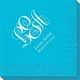 Fancy Script Monogram with Text Napkins Image 2 of 2